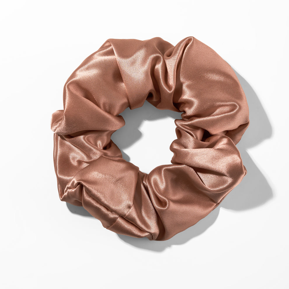 Champagne Silk Scrunchie